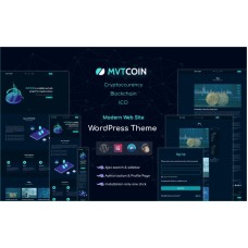 MVTCoin - Cryptocurrency - Bitcoin WordPress Theme
