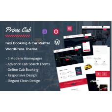 Prime Cab - Taxi Booking & Car Rental WordPress Theme