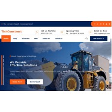TishConstruct - Construction Company WordPress Theme