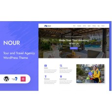Nour - Tour and Travel Digital Agency WordPress Theme
