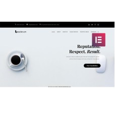Leaderum - Minimal Business WordPress Elementor Theme