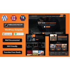 Fabulous Photos - Stock Photo & Photography WordPress Elementor Template