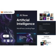 Ainexe - Artificial Intelligence WordPress Landing Page Template