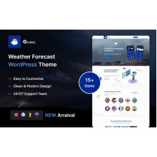 Global – Weather Forecast WordPress Theme
