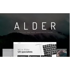 Alder - Modern OnePage WordPress Theme
