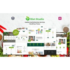 Diet Studio - Healthy Food & Nutrition Services WordPress Theme