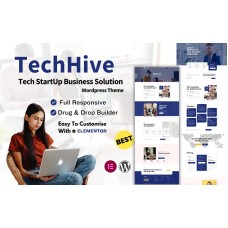 Techhive Tech StartUp Software Solution WordPress Theme