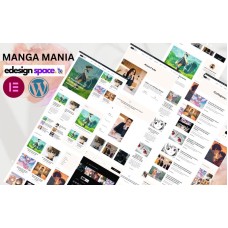 Manga Mania  - Anime and Manga WordPress Theme