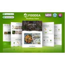 Foodea - Organic Food WordPress Elementor Theme