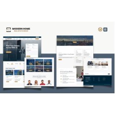 Modern Home - Real Estate Services & Agent WordPress Theme
