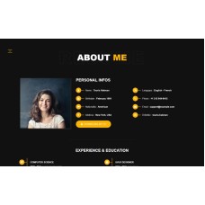Touria - Personal Portfolio WordPress Theme