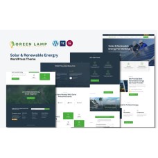 GreenLamp - Solar & Renewable Energy WordPress Theme