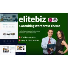 elitebiz business Consulting wordpress theme