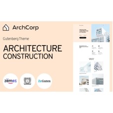 ArchCorp - Architecture Construction Template for Gutenberg