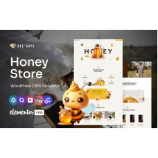Beedays  -  Honey Farm And Shop Multipurpose WordPress Elementor Theme