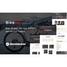 Bikevai - Bike Repair Services One Page WordPress Theme