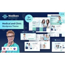 Mediken - Medical & Clinic Service WordPress Theme.
