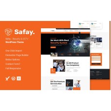 Safay - Security & CCTV WordPress Theme