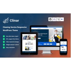 Clinar - Maintenance and Cleaning Service Responsive WordPress Theme