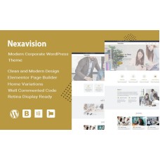 Nexavision - Multipurpose Website Builder using Elementor Wordpress Theme