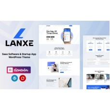 Lanxe - SaaS Software and Startup Apps WordPress theme
