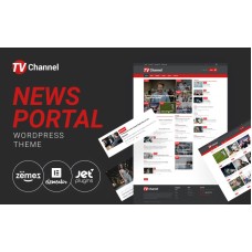 TVChannel - News Portal Modern WordPress Elementor Theme