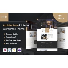 DEX - Architecture, Furniture  & Interior Design  WordPress Theme