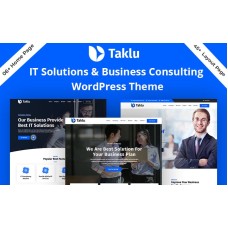 Taklu - Business & Consultant WordPress Theme