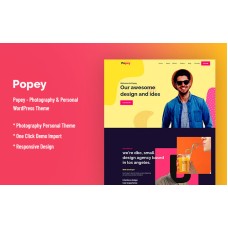 Popey - Personal & CV Responsive WordPress Theme