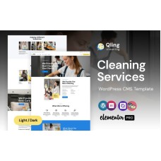 Qling - Cleaning Services WordPress Elementor Theme