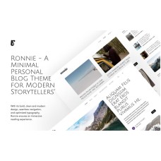 Ronnie - Personal Blog Wordpress Theme