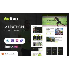 GoRun - Marathon Sport Event Multipurpose WordPress Elementor Theme