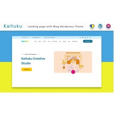 Kaituku | Startup Landing page with Blog WordPress Theme