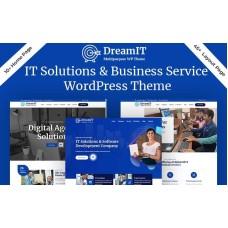 DreamIT IT Solutions Company Service WordPress Theme