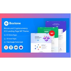 Bostone - Bitcoin & Cryptocurrency ICO WordPress Theme
