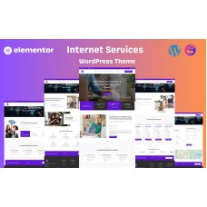 Internet Services Elementor WordPress Theme