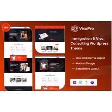 Visa & Immigration Service WordPress Theme