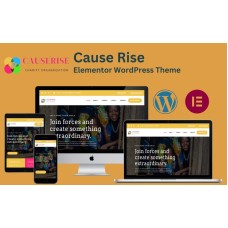 Cause Rise- Charity & Donation Elementor WordPress Theme