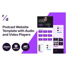 Richard Dream - Podcast Website Template with Audio and Video Players WordPress Theme