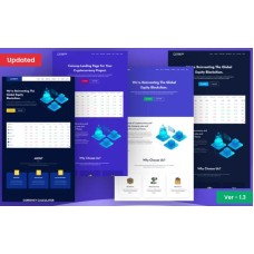 Coincap – Cryptocurrency ICO Landing Page WordPress Theme