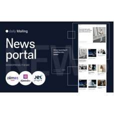 Daily Mailing - News Portal, TV Channel WordPress Theme