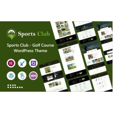 Sports Club - Golf Course and Club Elementor WordPress Theme