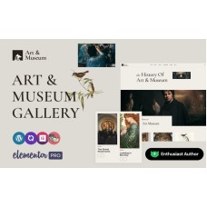 Artmuseum - Art And Museum WordPress Elementor CMS Theme