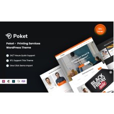 Poket -  Printing Services WordPress Theme
