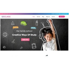 Iziclass - Kindergarten and Preschool WordPress Theme