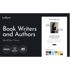 Legend - Responsive Book Writers and Authors WordPress Theme