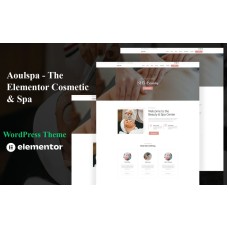Aoulspa– The Elementor Cosmetic & Spa One page WordPress Theme