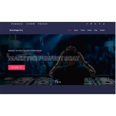 Rock Singer Pro - Unique and Modern WordPress Theme