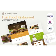 Burger Palace - Fast Food Restaurant WordPress Theme