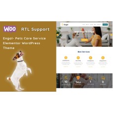 Engal - Pets Care Service Elementor WordPress Theme